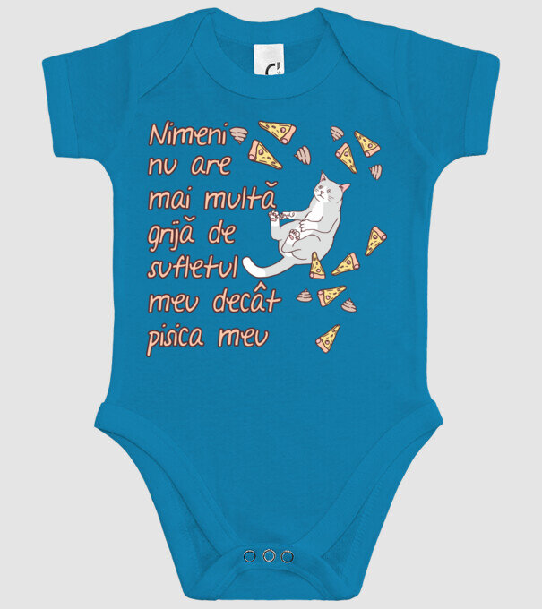 Nimic nu are mai multă grijă de sufletul meu decât pisica mea model turcoaz pe tricou