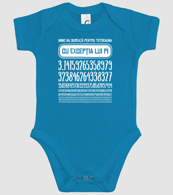 nimic nu durează pentru totdeauna, cu excepția lui pi model turcoaz pe tricou