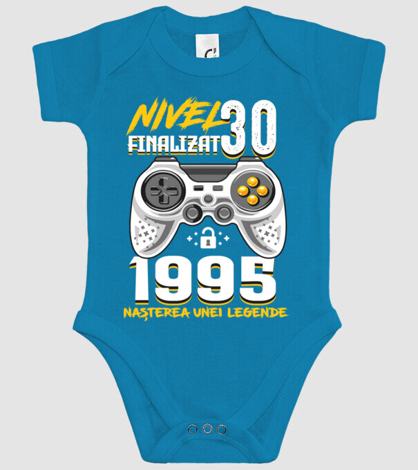 Nivel Finalizat 30 model turcoaz pe tricou