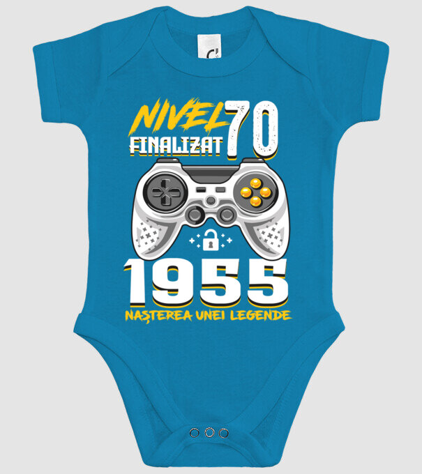 Nivel Finalizat 70 model turcoaz pe tricou