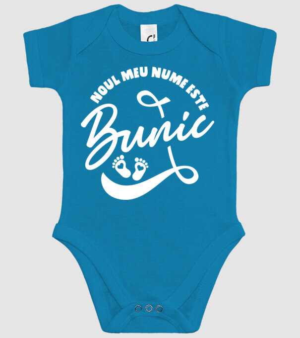 Noul meu nume este Bunic model turcoaz pe tricou