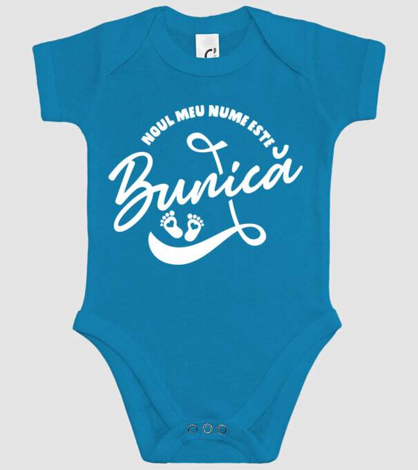 Noul meu nume este Bunică model turcoaz pe tricou
