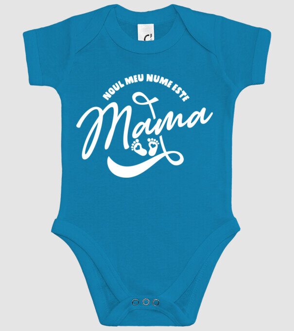 Noul meu nume este Mama model turcoaz pe tricou