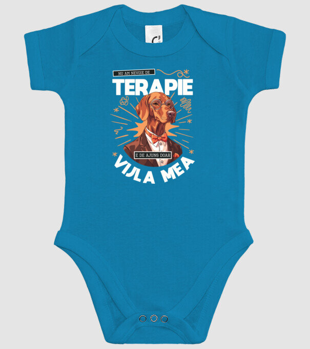 Nu am nevoie de terapie e de ajuns doar Vijla mea model turcoaz pe tricou