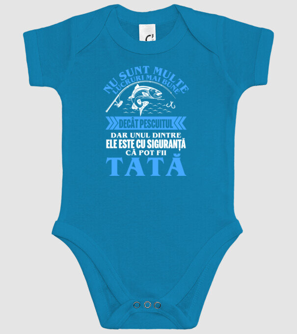 nu sunt multe lucruri mai bune decât pescuitul, dar unul dintre ele este cu siguranță că pot fii tată model turcoaz pe tricou
