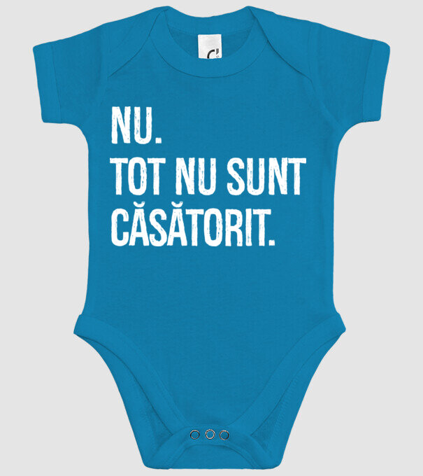 nu. tot nu sunt căsătorit. model turcoaz pe tricou