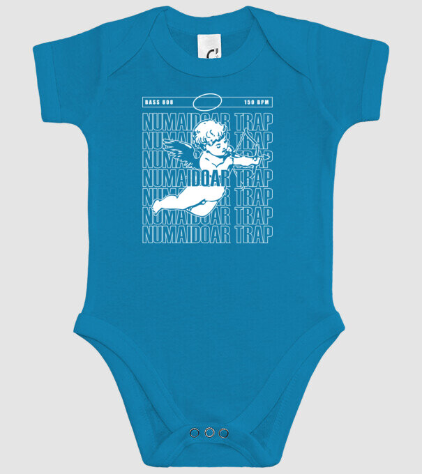 numaidoar trap model turcoaz pe tricou