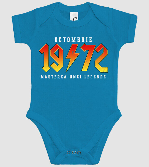 Octombrie - 1972 - nașterea unei legende model turcoaz pe tricou