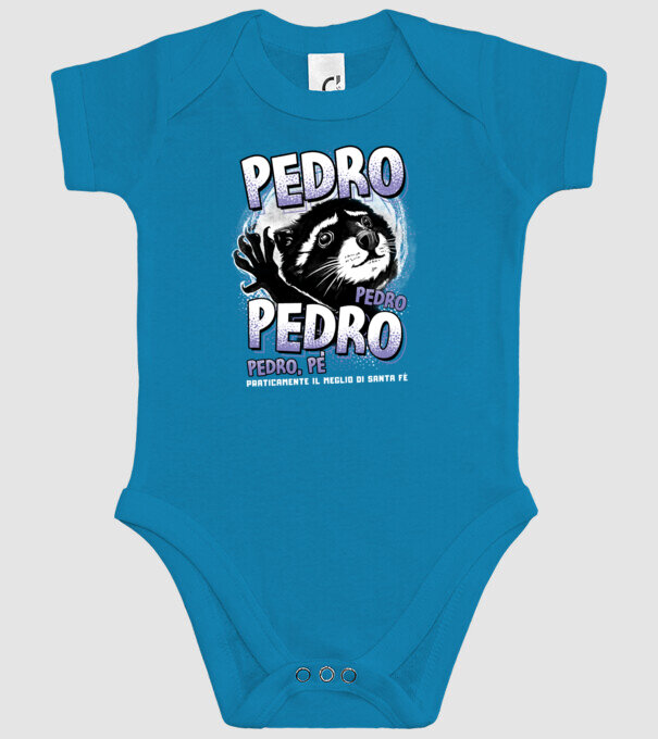 PEDRO PEDRO PEDRO model turcoaz pe tricou
