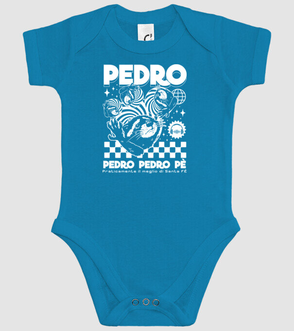 Pedro techno model turcoaz pe tricou