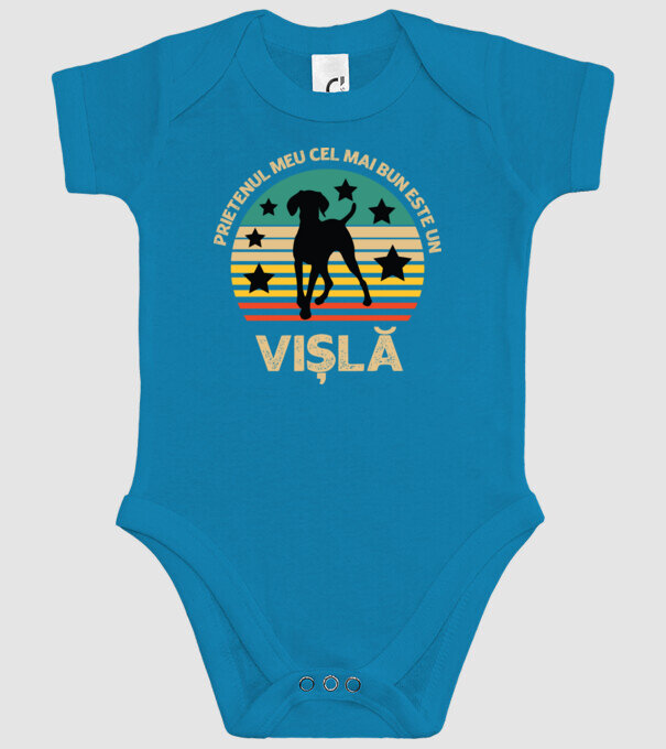 Prietenul meu cel mai bun este o vișlă model turcoaz pe tricou