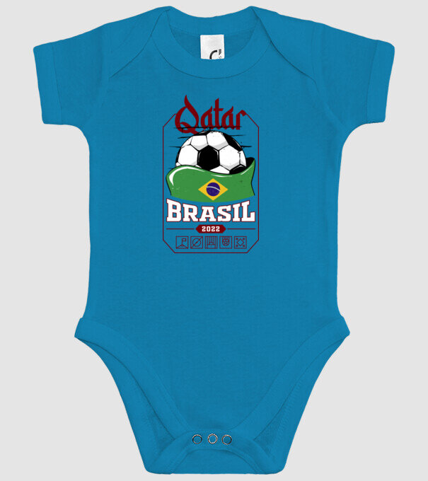 Qatar teams Brasil model turcoaz pe tricou