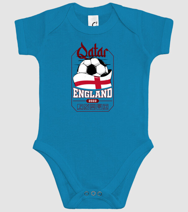 Qatar teams England model turcoaz pe tricou