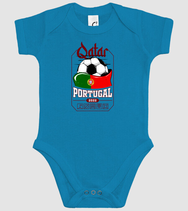 Qatar teams Portugal model turcoaz pe tricou