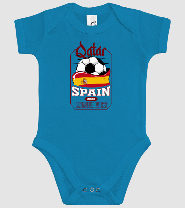 Qatar teams Spain model turcoaz pe tricou