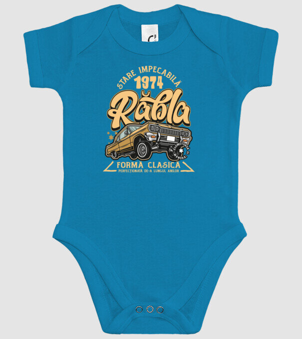 Rablă 1975 model turcoaz pe tricou