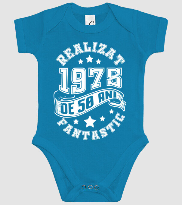 Realizat de fantastic - 1975 model turcoaz pe tricou