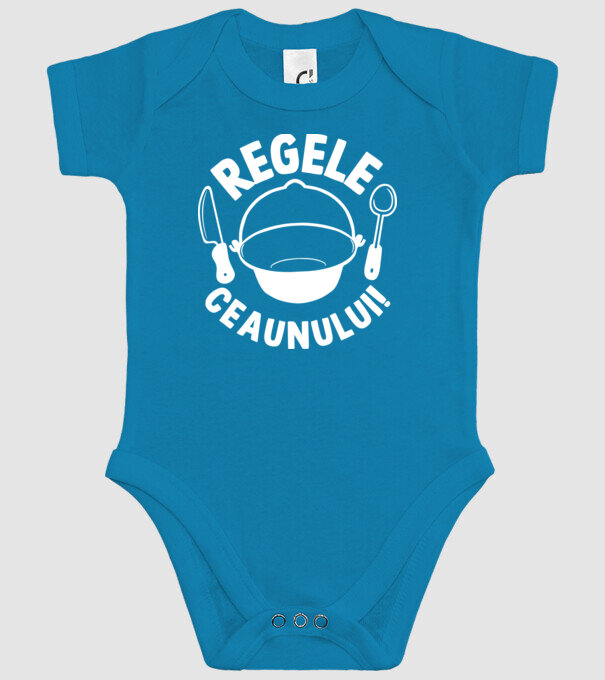 Regele - ceaunului! model turcoaz pe tricou