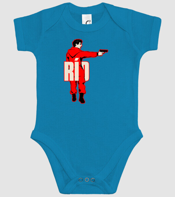 rio la casa de papel model turcoaz pe tricou