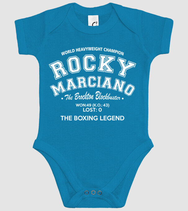 Rocky Marciano model turcoaz pe tricou