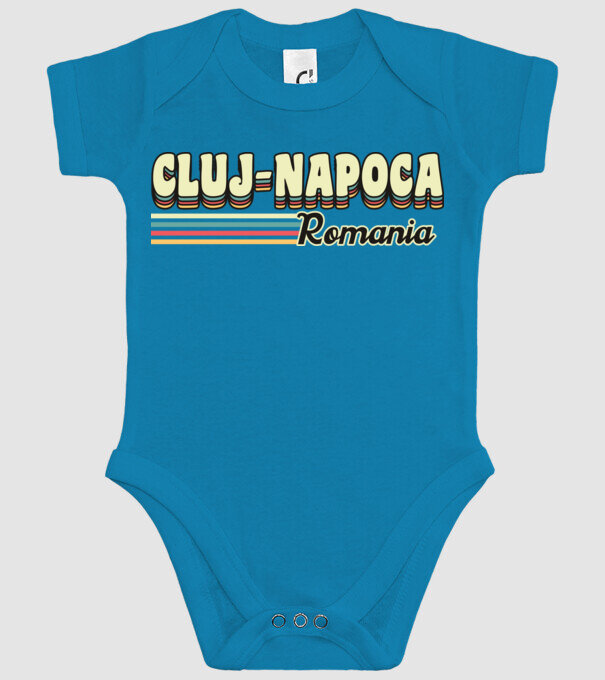România Cluj-Napoca model turcoaz pe tricou