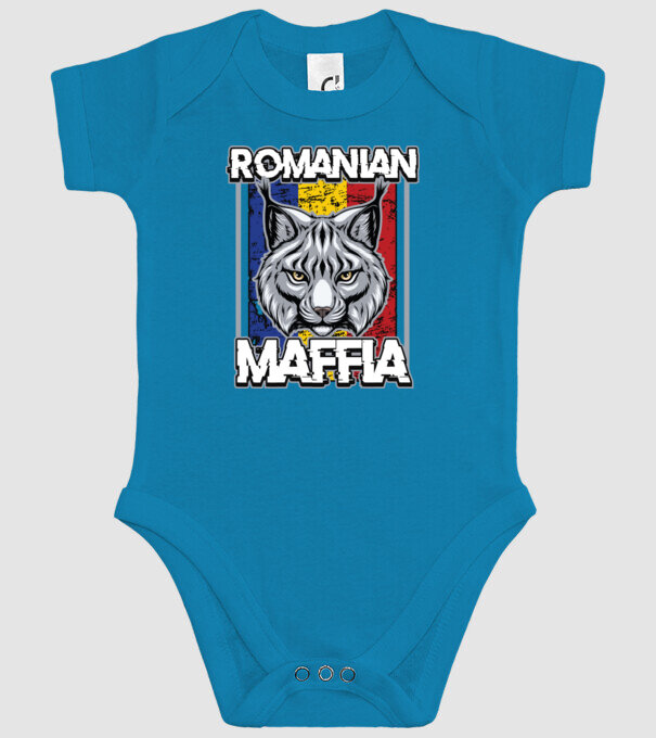 România maffia model turcoaz pe tricou