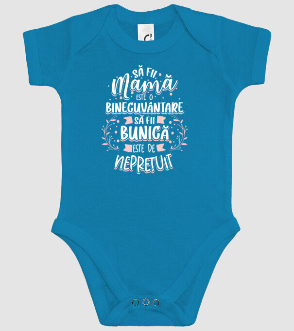 Să fii bunică este neprețuit model turcoaz pe tricou