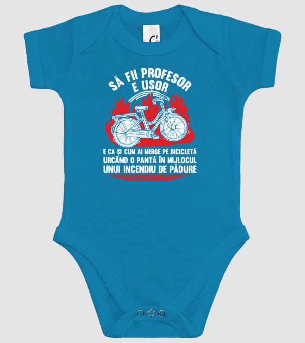 Să fii profesor e ușor model turcoaz pe tricou