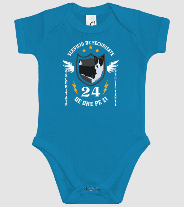serviciu de securitate - securitate - persistență - 24 de ore pe zi model turcoaz pe tricou