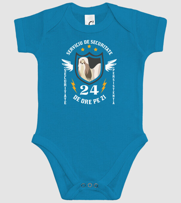serviciu de securitate - securitate - persistență - 24 de ore pe zi model turcoaz pe tricou