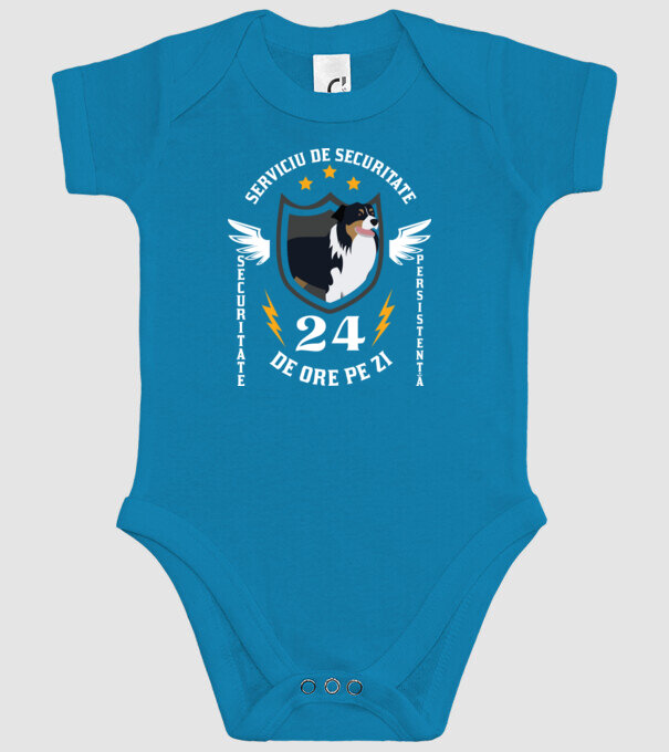 serviciu de securitate - securitate - persistență - 24 de ore pe zi model turcoaz pe tricou