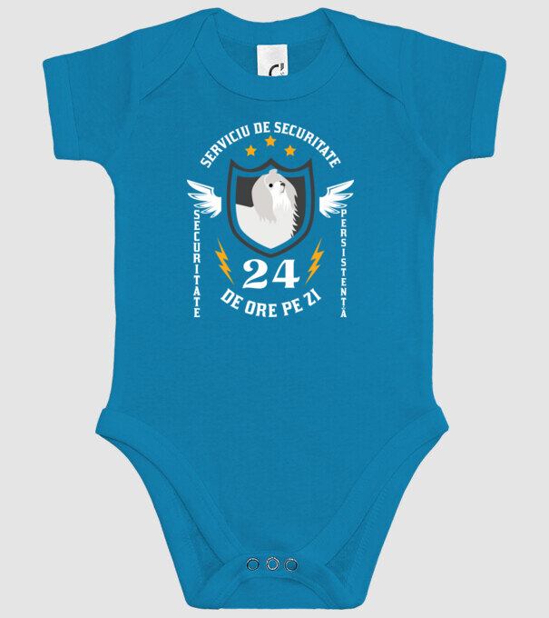 serviciu de securitate - securitate - persistență - 24 de ore pe zi model turcoaz pe tricou