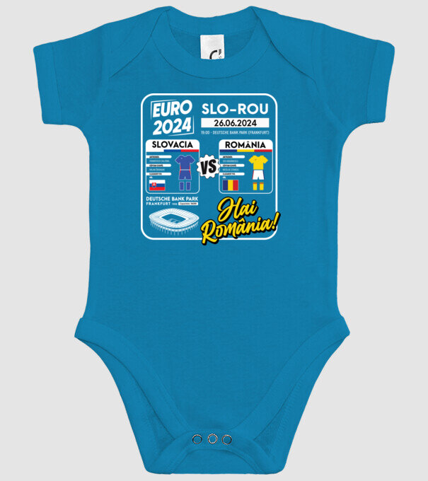 SLO-ROU euro 2024 calendar model turcoaz pe tricou