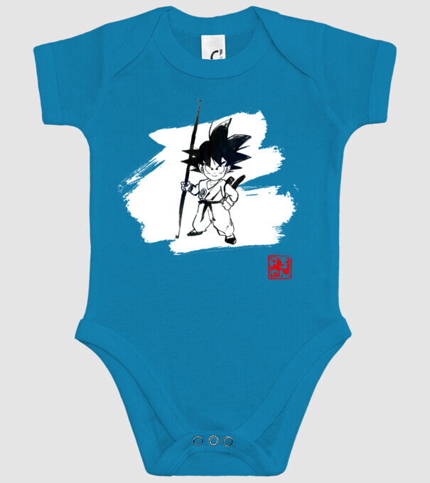 son goku art model turcoaz pe tricou
