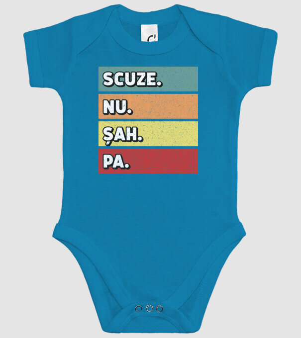 Sorry Cant Chess Bye model turcoaz pe tricou
