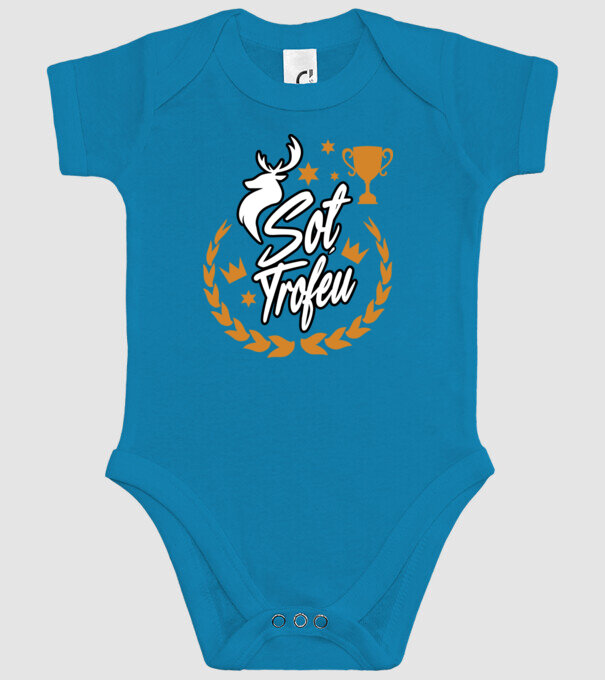 Soț trofeu model turcoaz pe tricou