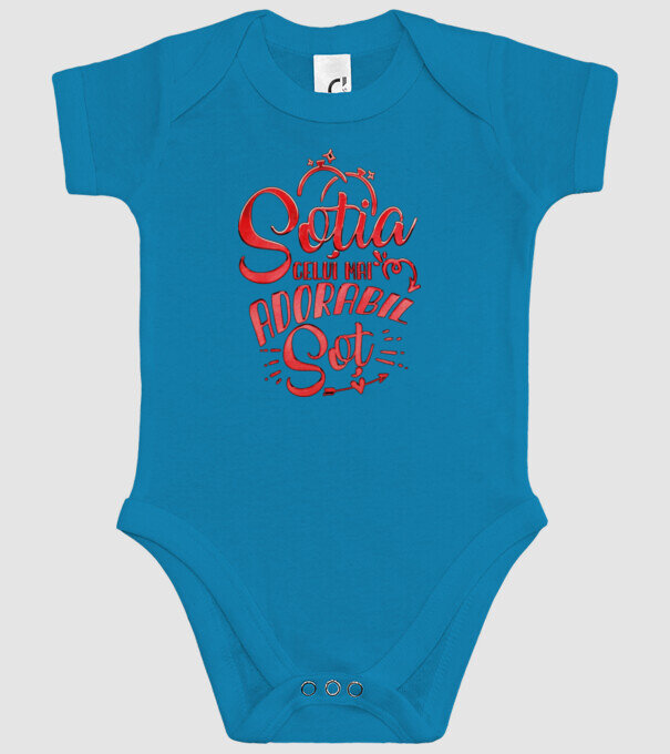 Soția celui mai adorabil soț model turcoaz pe tricou