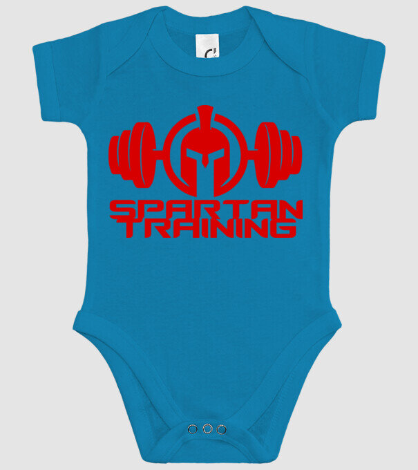 Spartan Training model turcoaz pe tricou
