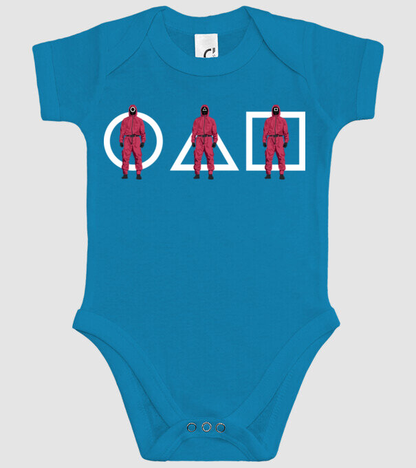 squid game characters model turcoaz pe tricou