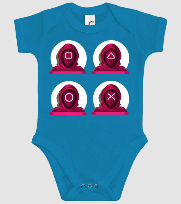 squid game characters model turcoaz pe tricou