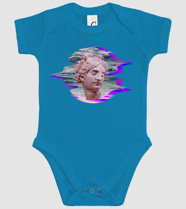 Statue model turcoaz pe tricou