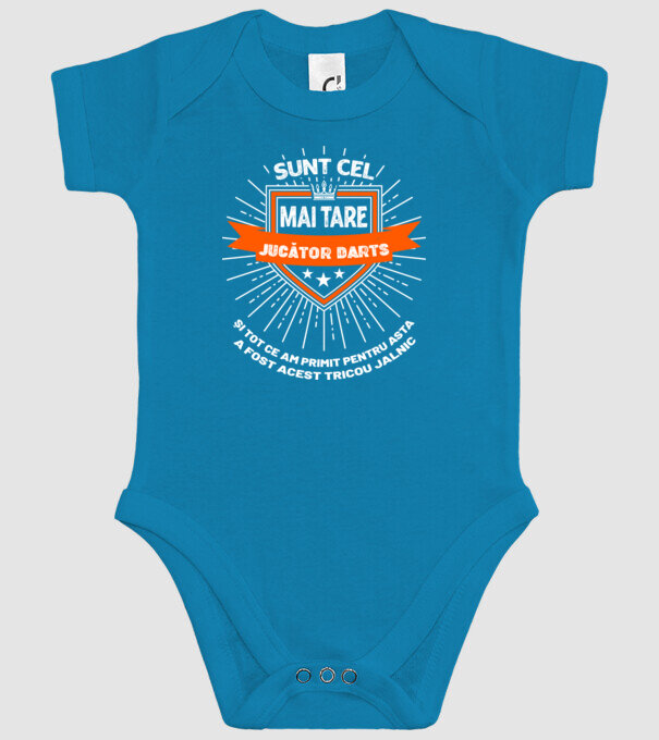sunt cel mai tare jucător darts și tot ce am primit pentru asta a fost acest tricou jalnic model turcoaz pe tricou