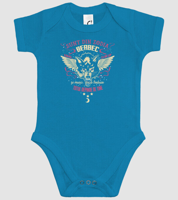 Berbec model turcoaz pe tricou