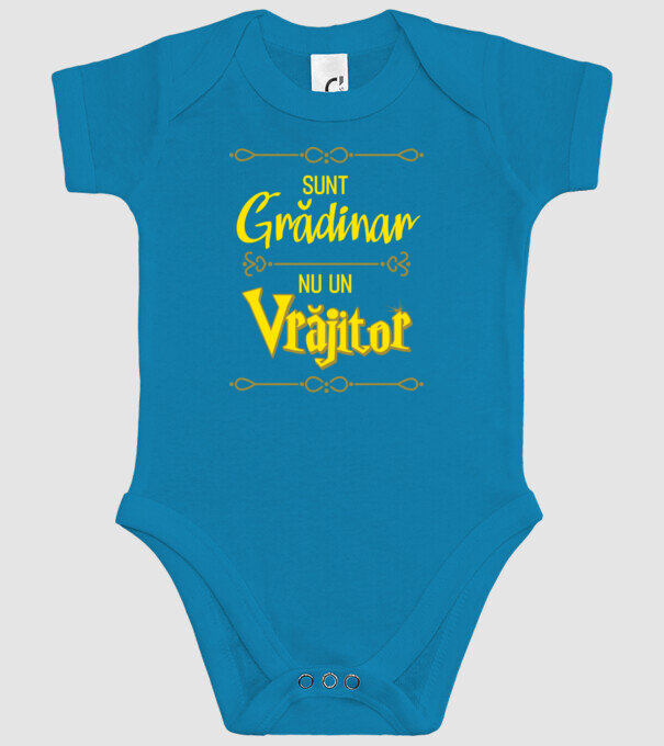 Sunt jucător grădinar, nu un vrăjitor model turcoaz pe tricou