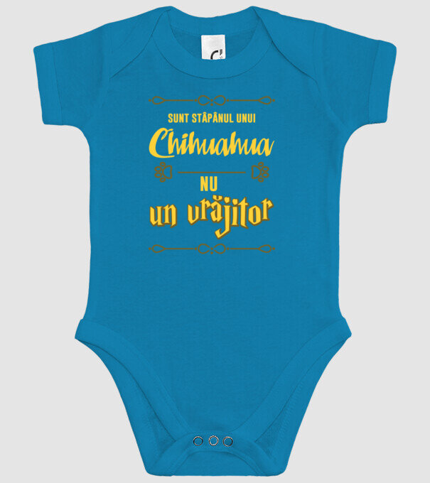 sunt stăpânul unui chihuahua, nu un vrăjitor model turcoaz pe tricou