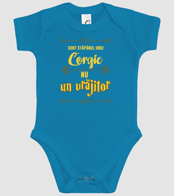 sunt stăpânul unui corgie, nu un vrăjitor model turcoaz pe tricou