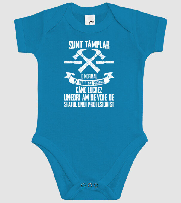 sunt tâmplar, e normal să vorbesc singur, când lucrez, uneori am nevoie de sfatul unui profesionist model turcoaz pe tricou
