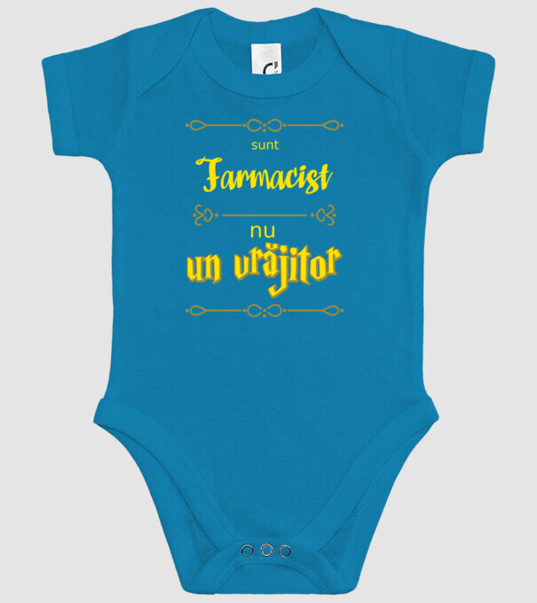 Sunt farmacist, nu un vrăjitor model turcoaz pe tricou