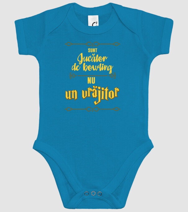 Sunt jucător de bowling, nu un magician model turcoaz pe tricou