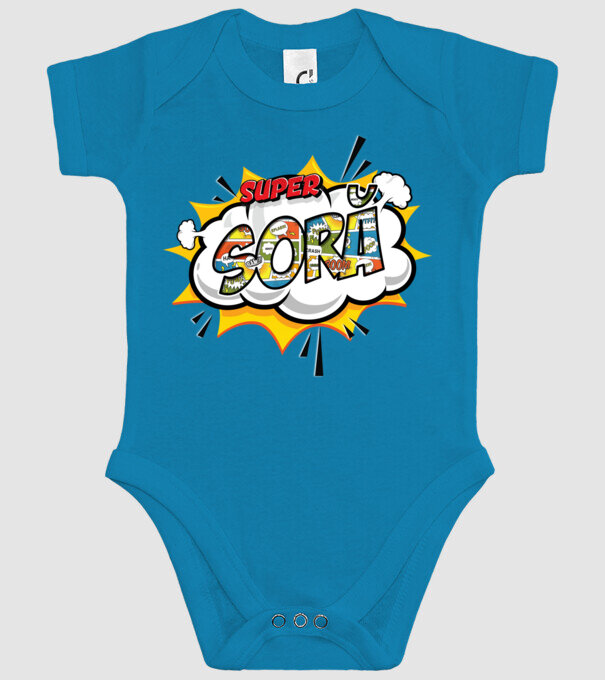 Super Soră model turcoaz pe tricou